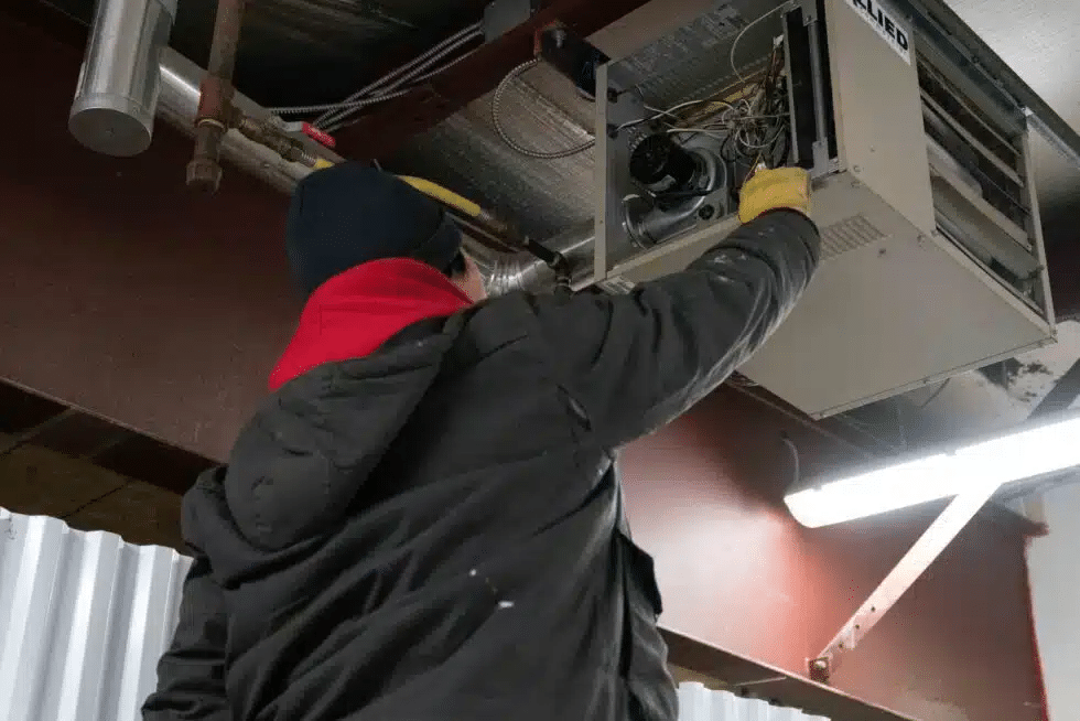 Garage Heater Installation